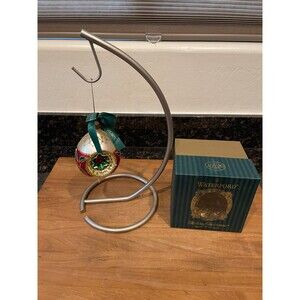 Waterford Holiday Heirlooms Glass Christmas Ornament